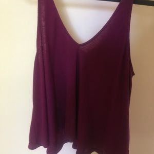 Free people swing tank great condition. Raspberry